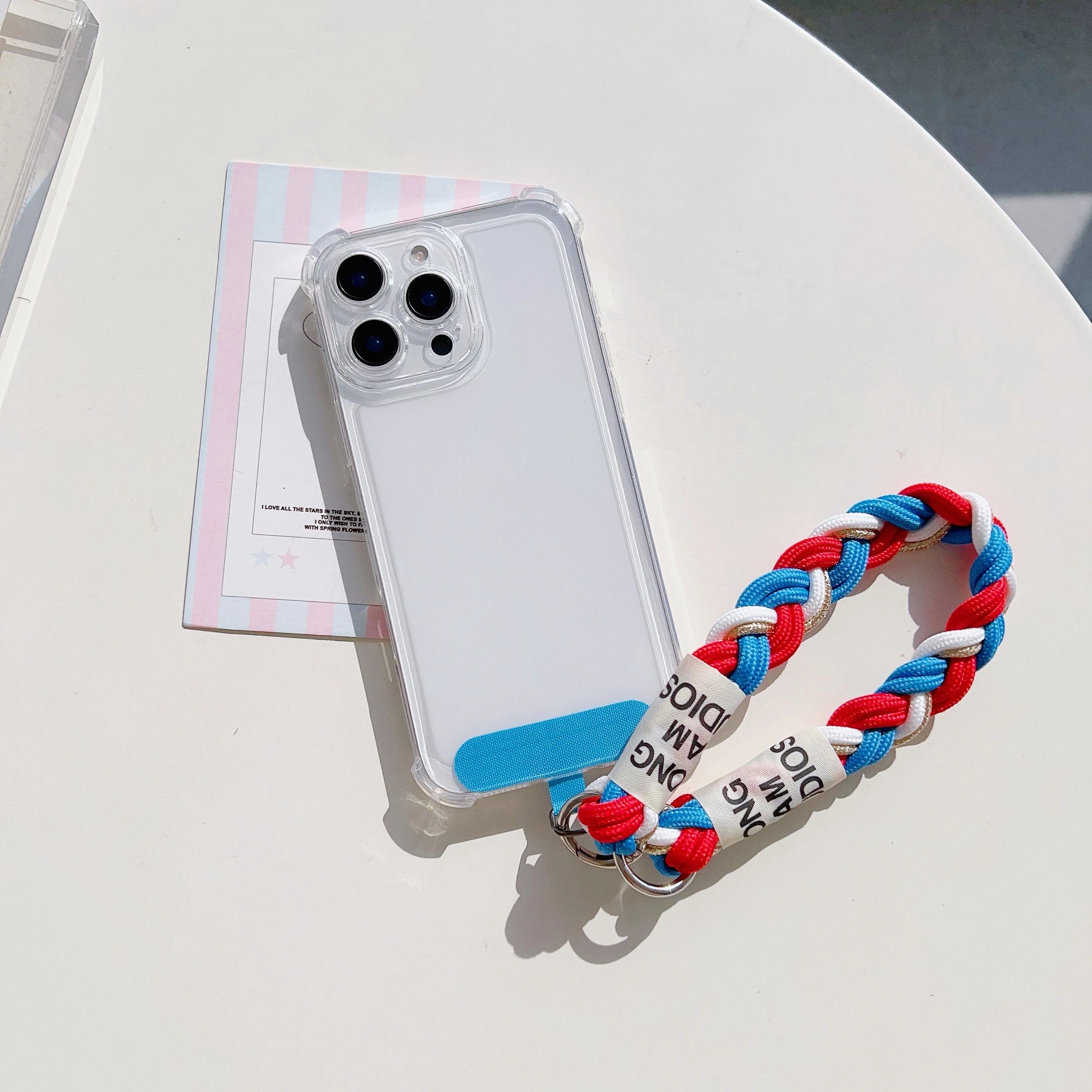 Cute Mobile Phone Lanyard Hanging Decoration Can Be Carried Twist Rope Anti-loss Pendant Fashion Strong Wrist Short Straps Band